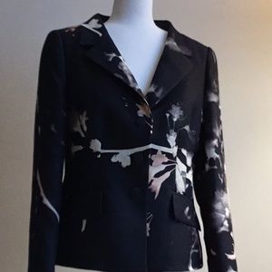 Exquisite Rena Lange silk evening jacket